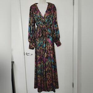 Elegant Multicolor Long Sleeve Jumpsuit